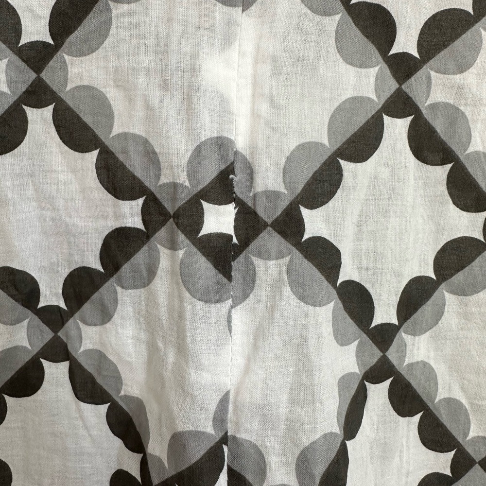 Tory Burch Long Graphic Tunic with Metallic Details size 4 - Picture 7 of 11